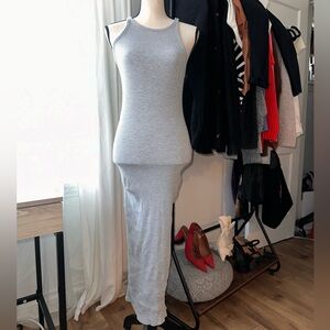 High neck midi/maxi dress